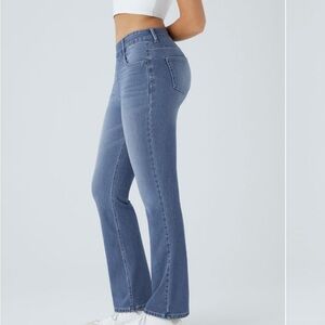 Halara Flex High Waisted Stretchy Bootcut Jeans w/ Pockets